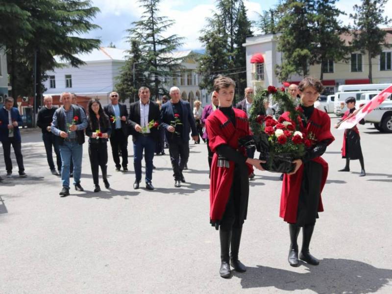 ფაშიზმზე გამარჯვების 78-ე  წლისთავთან დაკავშირებით, 9 მაისს ცაგერის მუნიციპალიტეტში...